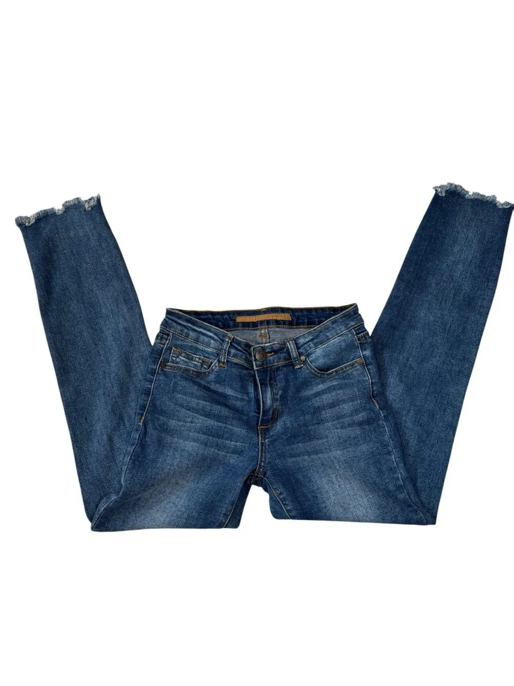 Joe's Jeans Girls Jeans, Straight, Distressed Hem, 14, Kids Blue Denim